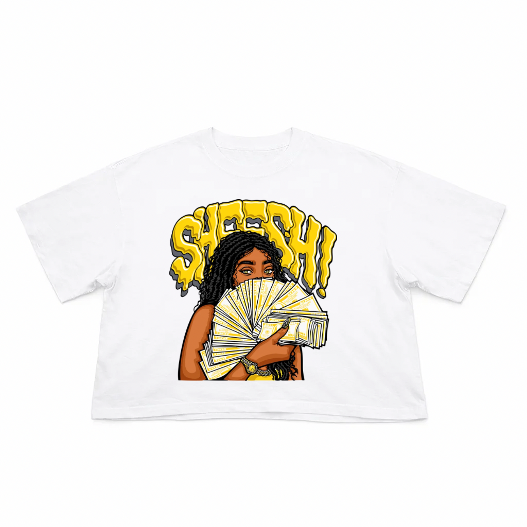 T-Shirt Crop Fit Streetwear “Sheesh!”