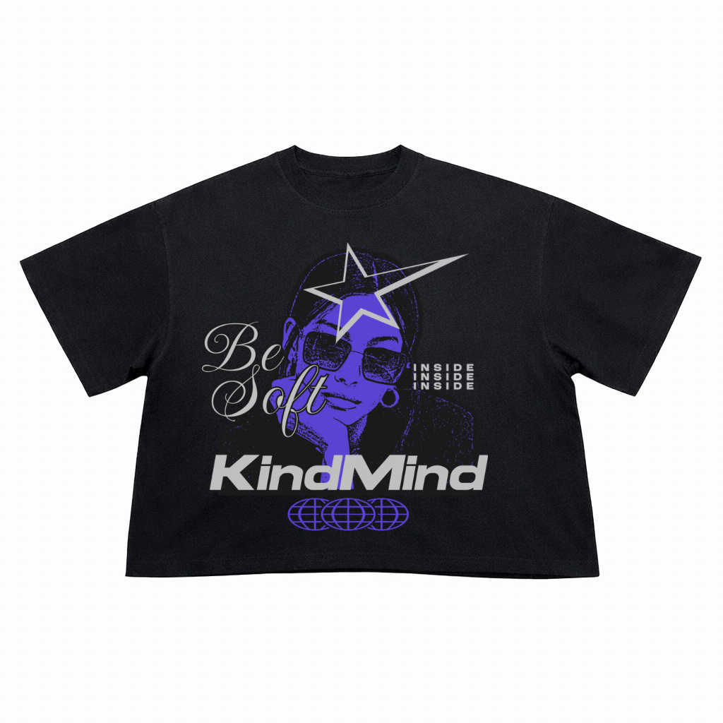 T-Shirt Crop Fit Streetwear “KindMind”