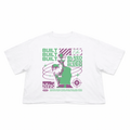 T-Shirt Crop Fit Streetwear “Built Bleed”
