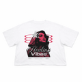 T-Shirt Crop Fit Streetwear “Healing Vibes”