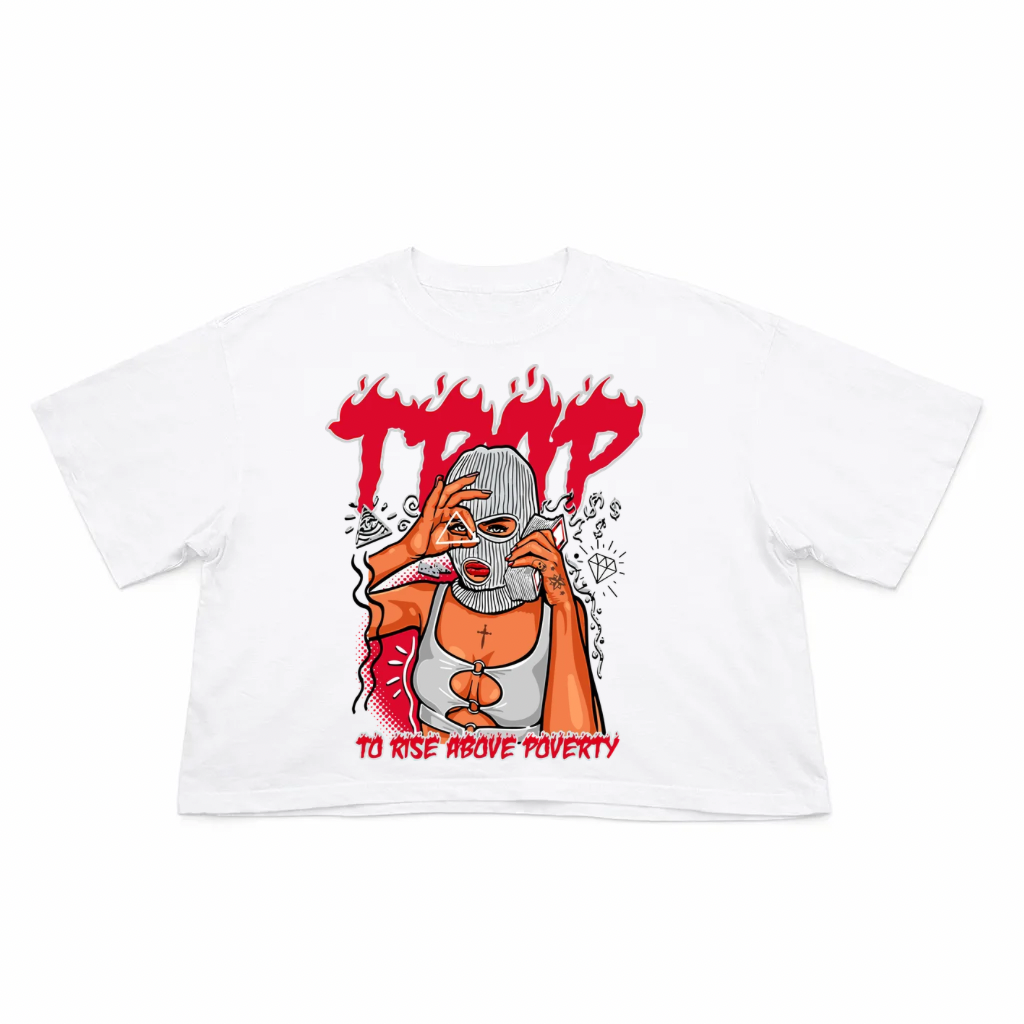 T-Shirt Crop Fit Streetwear “Trap”